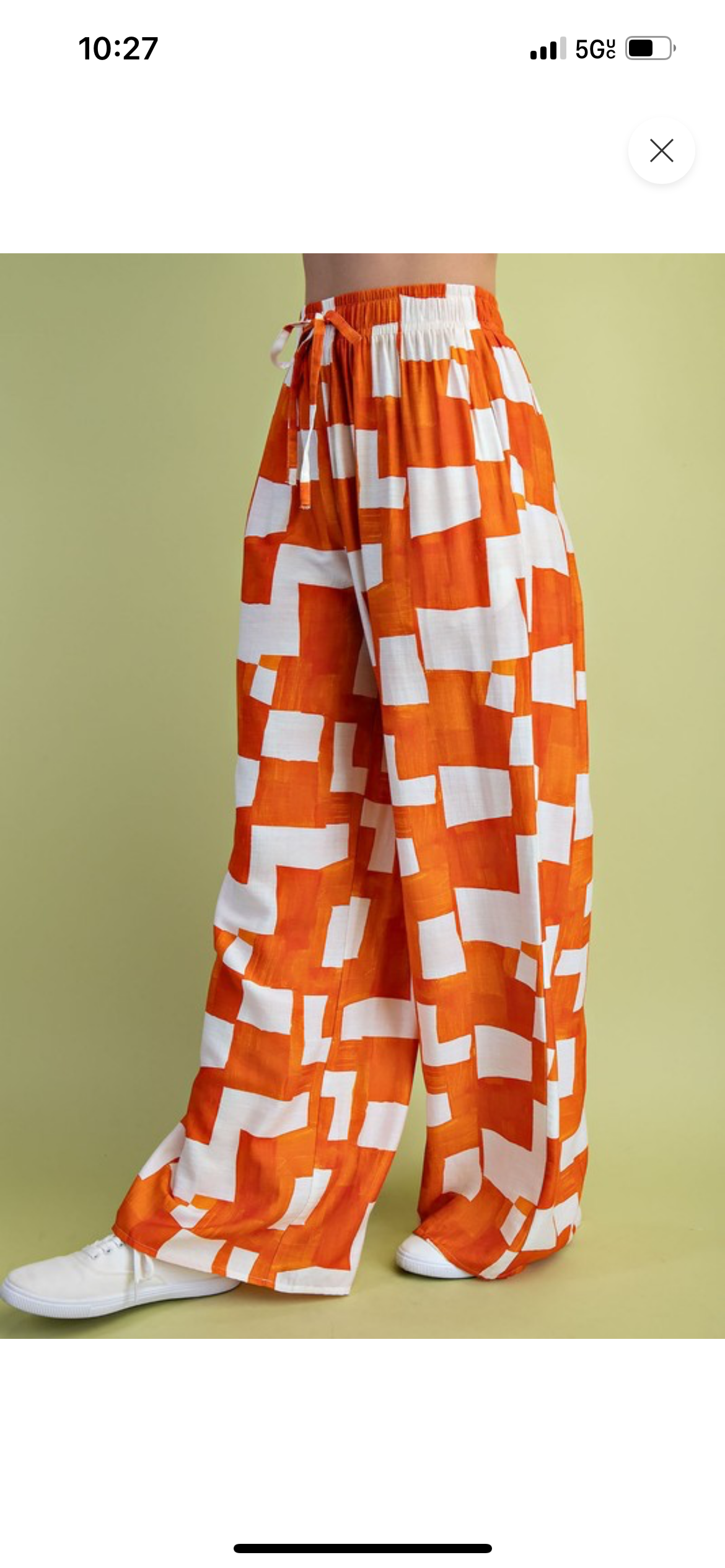 Geometric relaxed pant