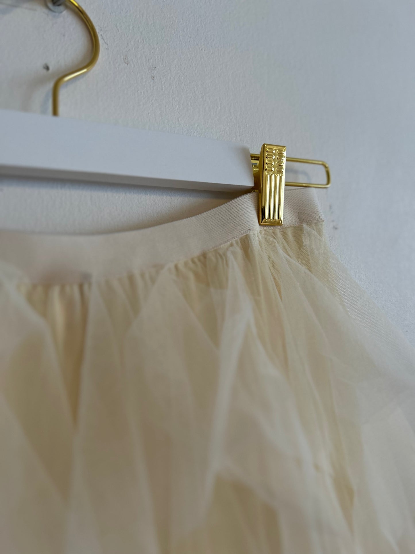 The Casscade Skirt - Cream