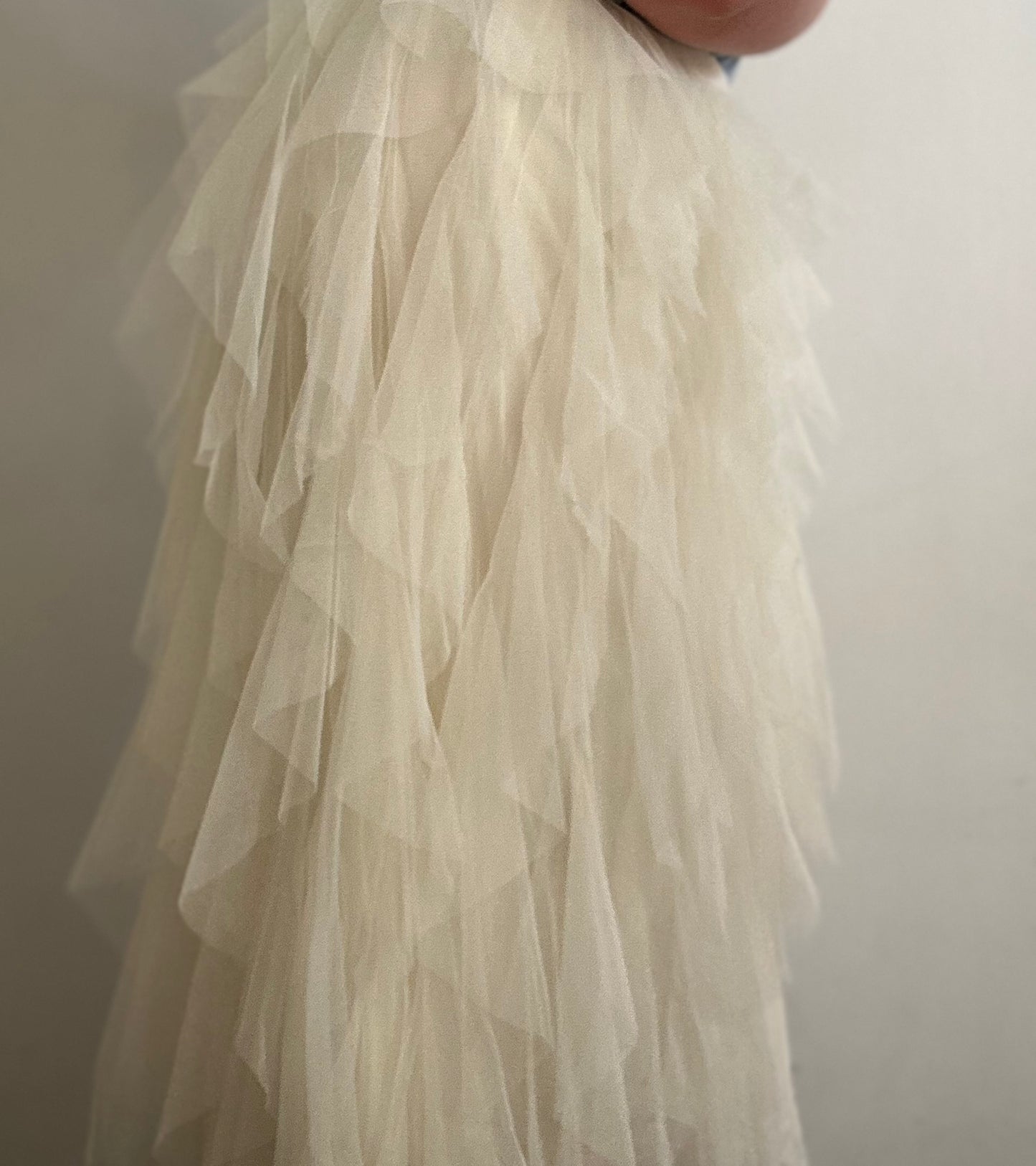 The Casscade Skirt - Cream