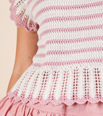 Crotcheted top