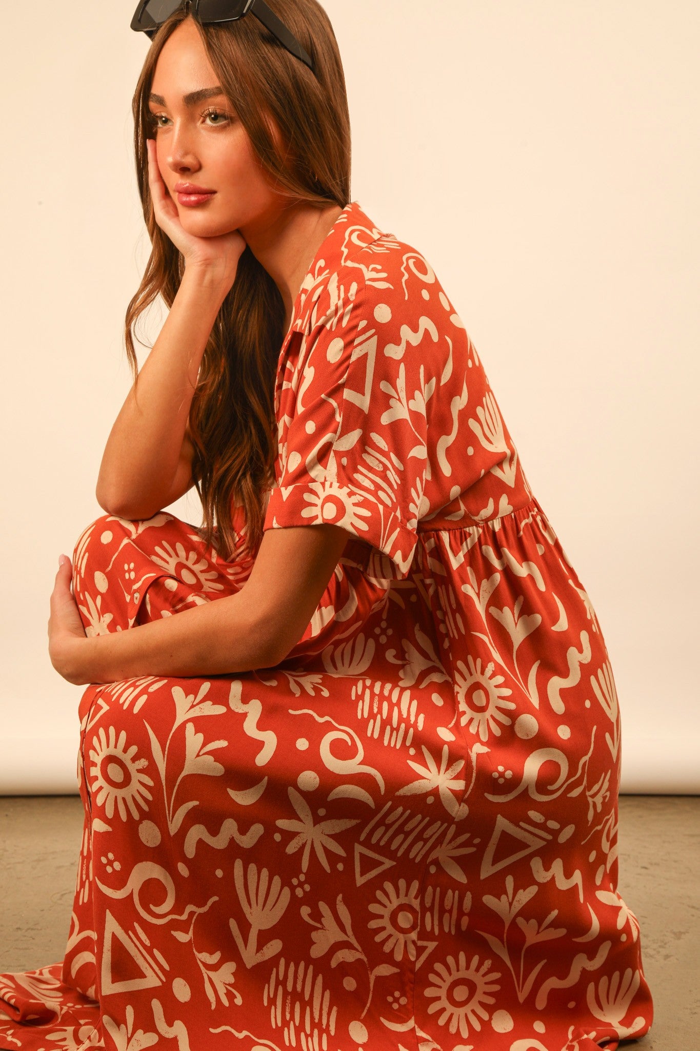 Sunset Dress- Orange