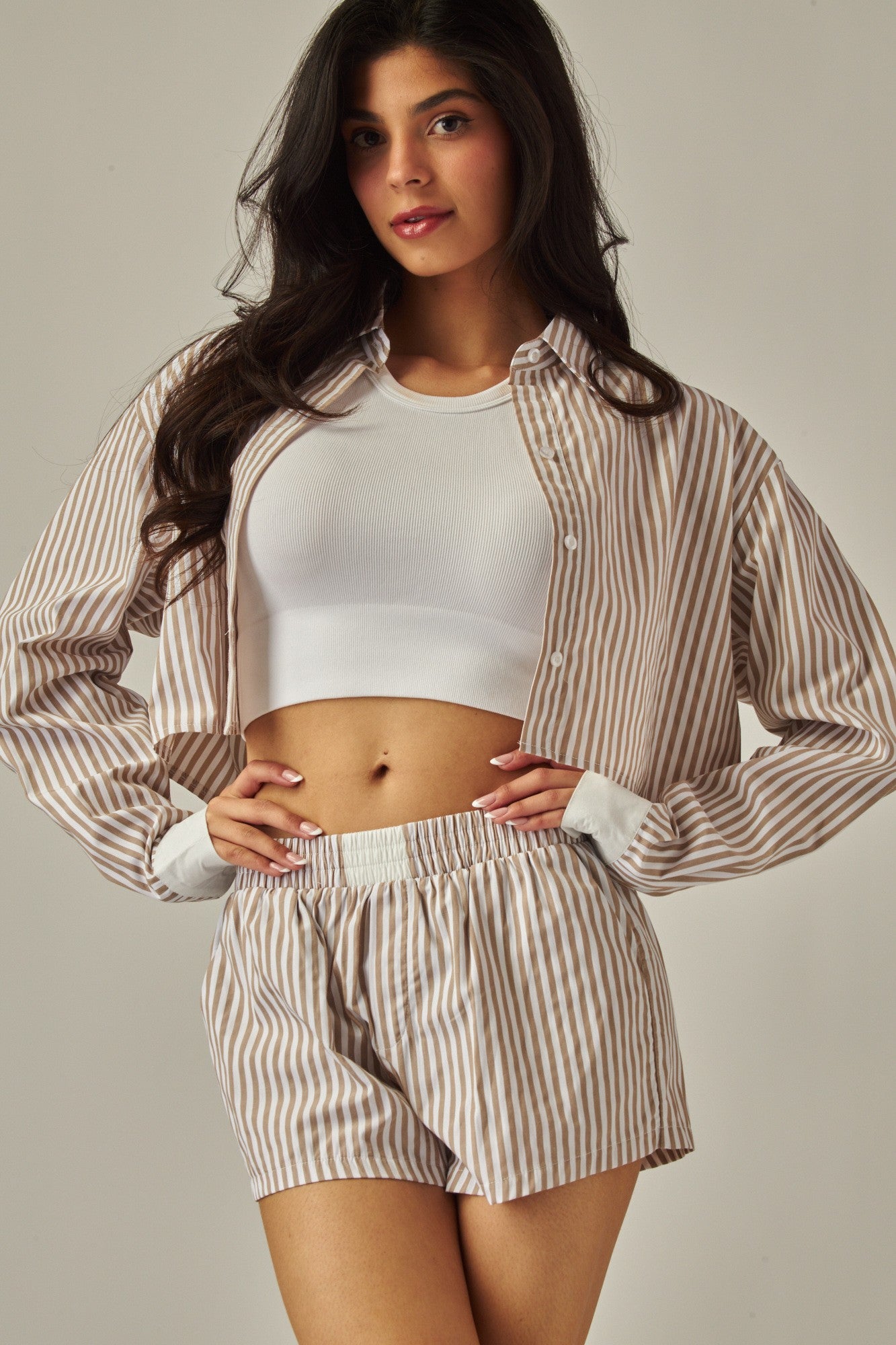 Pinstripe Boxer Shorts